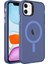 Apple Iphone 11 Kılıf Renkli Buzlu Magsafeli Metal Tuşlu C-Pro Sert Kapak 1