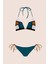 3413 Yeşil Nakış Işlemeli Bikini Takımı 5