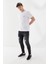 Göğüs Andmen Sırtı M+Rc Noir Baskılı Bisiklet Yaka Regular Fit Tişört Beyaz 1