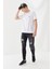 Göğüs Andmen Sırtı M+Rc Noir Baskılı Bisiklet Yaka Regular Fit Tişört Beyaz 2