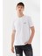 Göğüs Andmen Sırtı M+Rc Noir Baskılı Bisiklet Yaka Regular Fit Tişört Beyaz 5