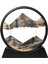 Hareketli Kum Sanatı Resim Sandscapes Yuvarlak Cam 3D Derin Deniz Kumu 19*18 cm 1