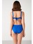 Çıkarılabilir Ince Kaplı Naomis Düz Renk Balensiz Toparlayıcı Bikini Takımı 3