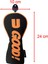 Golf Club Head, Golf Headcover Peluş Astar, Hafif Koruma Kolu Siyah U. (Yurt Dışından) 5