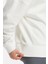 Lux Oversızed Hoodıe Ekru Kadın Sweatshirt 4