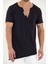 Asimetrik V Yaka T-Shirt 4