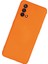 Oppo A74 4g Kılıf Nano Içi Kadife Silikon - Turuncu 300099 3