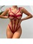 Intive Lingerie Kadın Ayaranabilir Özellikli Siyah Harness Bodysuit 3