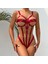 Intive Lingerie Kadın Ayaranabilir Özellikli Siyah Harness Bodysuit 5