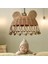 Bambu Rattan Hasır Rafya Jüt Ip Sarkıt Çocuk Bebek Odası Avize 35 cm 1