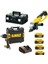 DCG412NT 125 mm Avuç Taşlama + DCD805NT Kömürsüz Darbeli Matkap 4 Adet 4 Amper Akü 1 Adet Dolum Cihazı 1