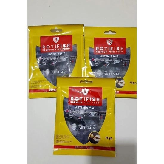Rotifish Artemia Mix Premium 18GR 3 Adet