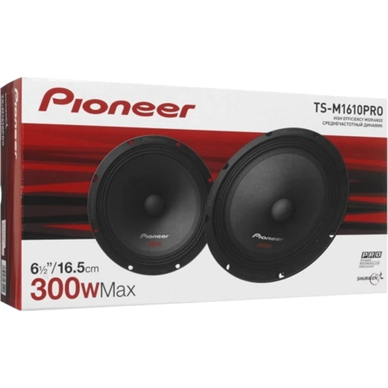 Pioneer TS-M1610PRO 16.5 cm Midrange 100W Rms 300 W Maksimum