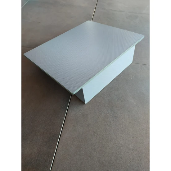 ncy Masa Altı Ayaklık Ayak Yükseltici Ayak Koyma Standı Doğal Ahşap 40X50 cm