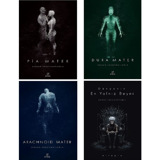 Dünyanın En Yalnız Beyni - Pia Mater - Dura Mater - Arachnoid Mater / 4 Kitap Set - Serkan Karaismailoğlu
