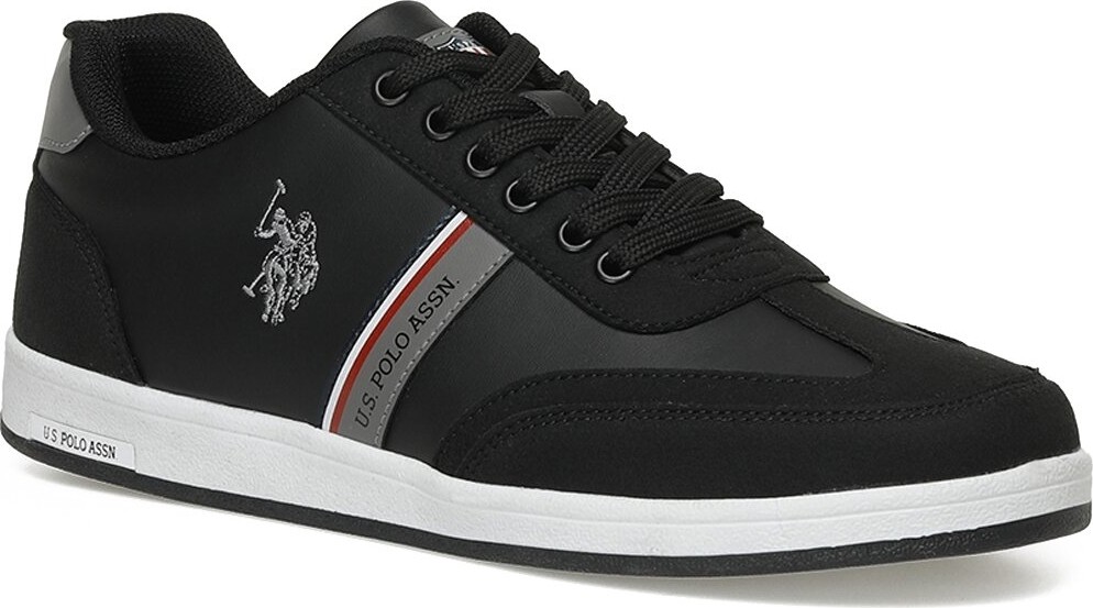 U.S. Polo Assn. Kares Wt Erkek Siyah Sneaker görsel 2