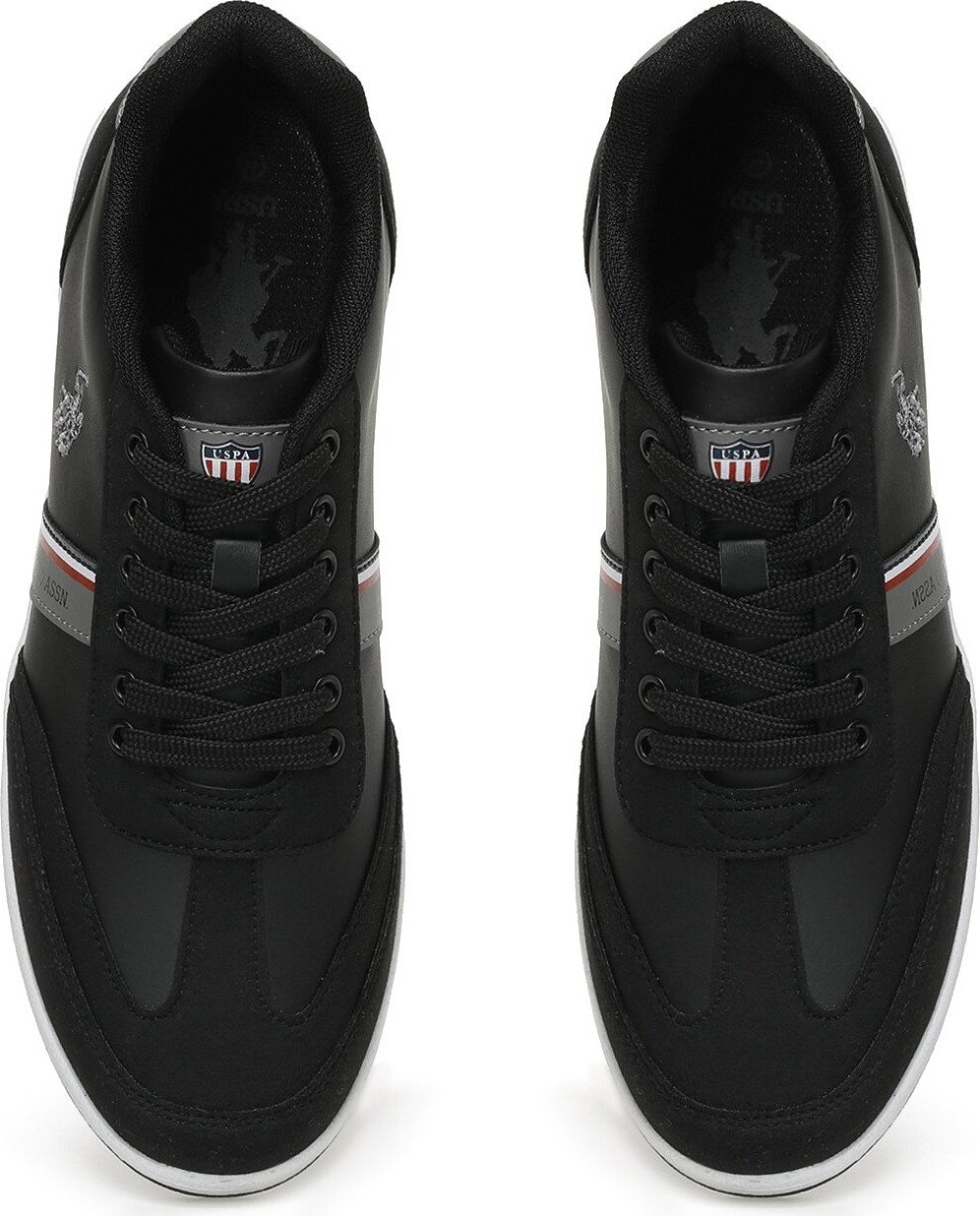 U.S. Polo Assn. Kares Wt Erkek Siyah Sneaker görsel 4