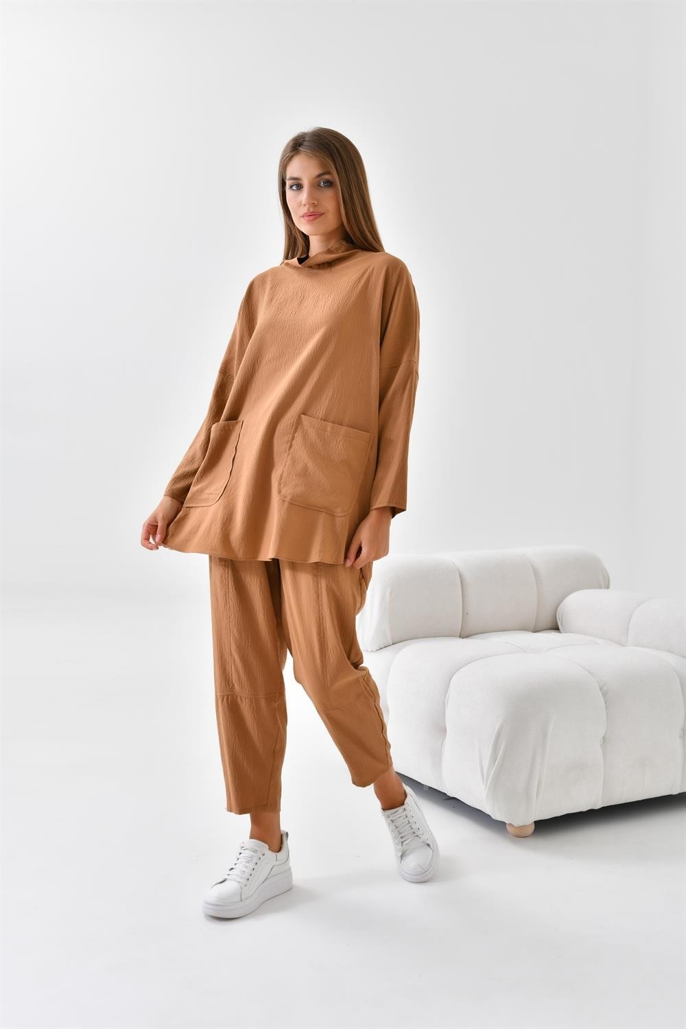 FTZ Women Kadın Takım Beige 30508 görsel 7