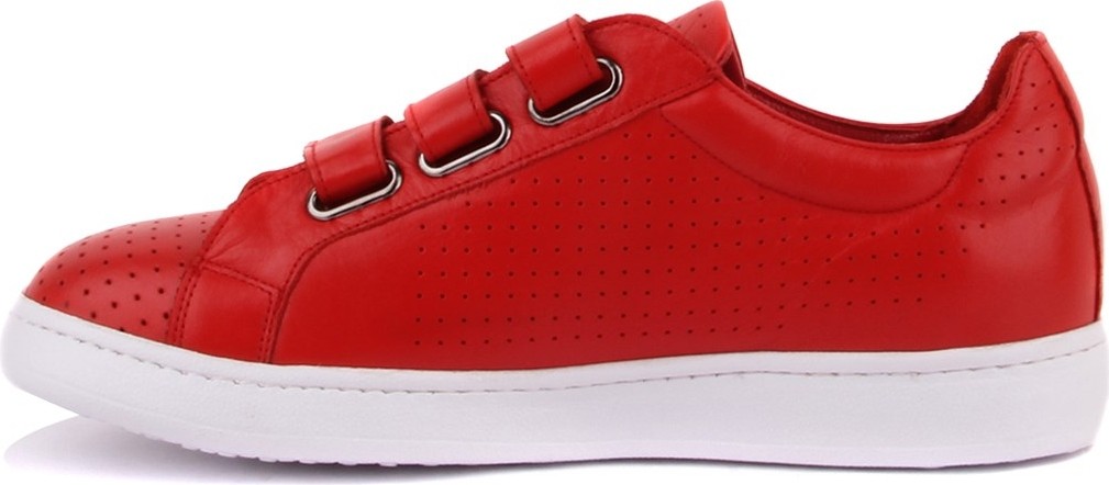 Sail Laker's - Kırmızı Deri Cırtlı Erkek Ayakkabı 101-3706-HE754 görsel 3