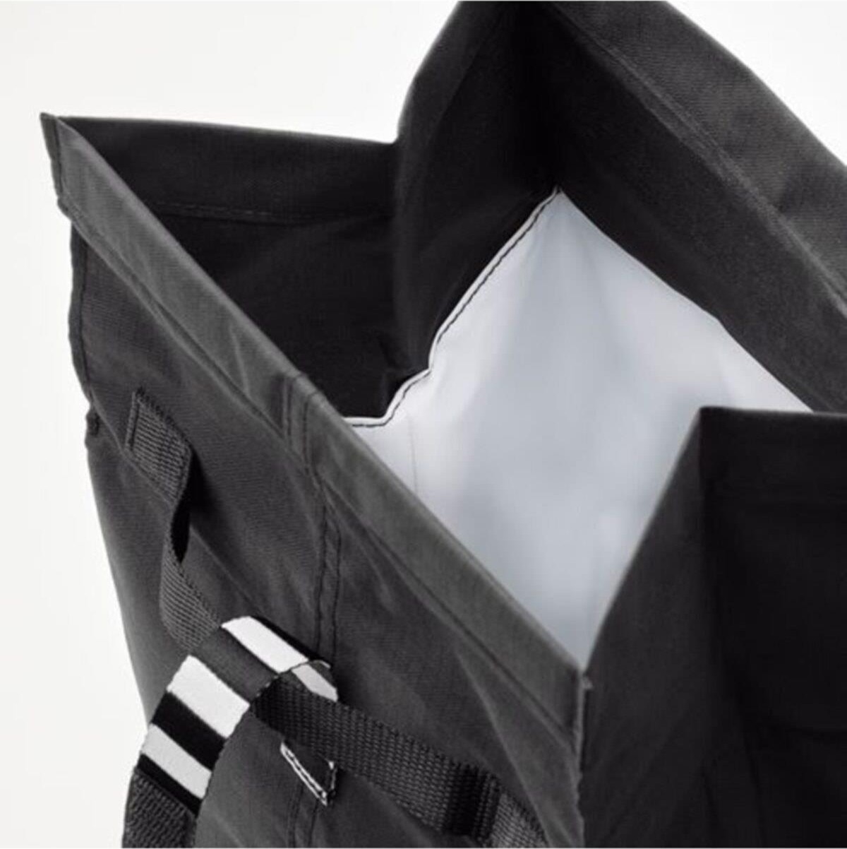 IKEA Siyah Yemek Çantası 22X17X35 cm Seyahat ve İş Kullanımı İçin Asılabilir Maks.5 kg görsel 3