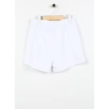 Discovery Expedition Lastikli Bel Standart Ekru Kız Çocuk Şort Morgan Gırl