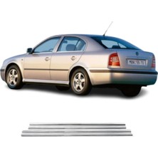 Bay Art Decor Skoda Octavia A4 Avantajlı Krom Set 1999-2004 Arası -4ürün- Paslanmaz Çelik