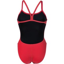 Arena Women's Team Swimsuit Challenge Solid Kadın Yüzücü Mayosu Kırmızı 004766450