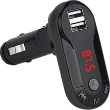 Melek Store  Hello HL-19683 Bt-Fm Modulatör Çift Usb/sd/mp3 12-24 Volt Hafızasız Bluetooth Fm Transmıtter