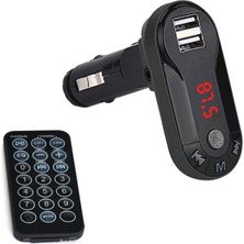 Melek Store  Hello HL-19683 Bt-Fm Modulatör Çift Usb/sd/mp3 12-24 Volt Hafızasız Bluetooth Fm Transmıtter