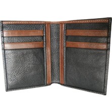 Zenga Erkek Siyah Taba Orjinal Deri Cüzdanı Ince 708-52