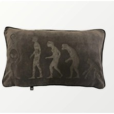 Jwk Home Antrasit Kadife Evrim Dekoratif Kırlent (30X45)