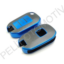Pelit Otomotiv Peugeot 508 Kumanda Anahtar Kılıfı Süperlüx Mavi