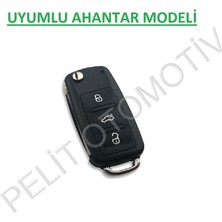 Pelit Otomotiv Volkswagen 3 Tuş Sustalı Anahtar Kılıfı Süperlüx Yeşil