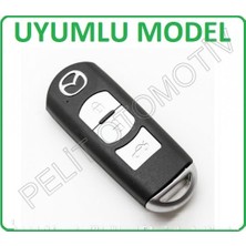 Pelit Otomotiv Mazda Cx-3 Cx-5 Cx-7 Cx-9 Anahtar Kılıfı Süperlüx Mavi