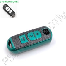 Pelit Otomotiv Mazda 2 3 6 Mx5 Anahtar Kılıfı Süperlüx Yeşil