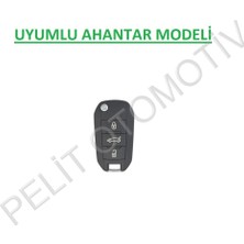 Pelit Otomotiv Citroen Aircross Ds3 Ds4 Ds5  Anahtar Kılıfı Sustasız Süperlüx Kırmızı