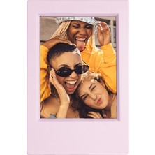 Fujifilm Instax Mini 12 Pembe Fotoğraf Makinesi-Çerçeve ve 64'lü Kare Albüm Seti