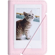Fujifilm Instax Mini Film Uyumlu 28'li Pembe Albüm