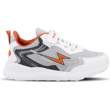 Slazenger KAOR KTN Kız Çocuk Sneaker Koşu & Yürüyüş Ayakkabısı Gri / Turuncu