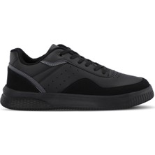 Slazenger DARK I Erkek Sneaker Koşu & Yürüyüş Ayakkabısı Siyah / Koyu Gri