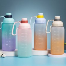 Durable 59db Saplı Motivasyonel Su Matarası Saplı Su Şişesi 1,8 Litre Tritan Spor Salonu Su Şişesi Bpa Free