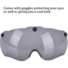 Qixun Motosiklet Kask ile Gözlük Güvenlik (Yurt Dışından)
