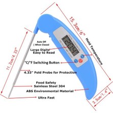 Qixun Anında Oku Et Termometresi Ev Kullanımı Mutfak Taşınabilir (Yurt Dışından)
