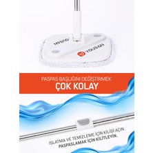 Youban Temiz Su ile Kirli Suyu Ayıran Otomatik Temizlik Seti Pro +1 Yedek Mop Bezli