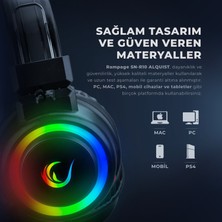 Rampage Alquist SN-R10 Beyaz 3,5mm Rgb Gaming Oyuncu Mikrofonlu Kulaklık