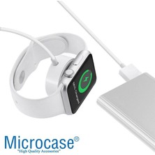 Microcase Huawei Watch Ultimate - Gt3 Se - Gt3 Pro - Watch D Için USB Manyetik Şarj Cihazı Beyaz - AL3433