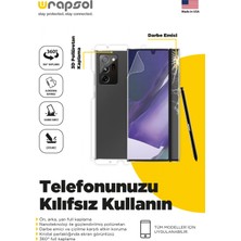 Wrapsol Huawei P60 Pro Full Kaplama Ön Arka ve Yanlar 360 Derece Tam Kaplayan Poliüretan Film