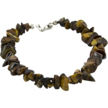 Gümüştel El Sanatları Sertifikalı Kaplan Gözü Doğal Taş Bileklik