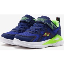 Skechers Tri-Namics Küçük Erkek Çocuk Mavi Işıklı Spor Ayakkabı 401660N Nvlm