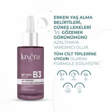 Luxera Paris %1 Saf Retinol Içerikli,  ve , Hassas Ciltlere Uygun, , Besleyici, Nemlendirici Vegan Retinol Serum (Vitamin B3 + Hyaluronic Acid + Witch Hazel)